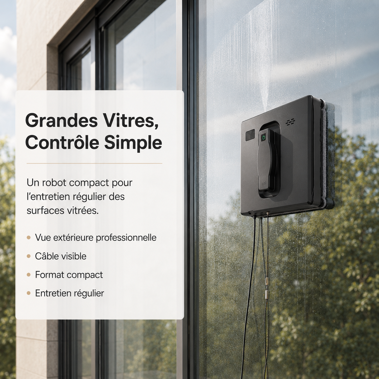 Le geste de frottement, sans fatiguer les bras
